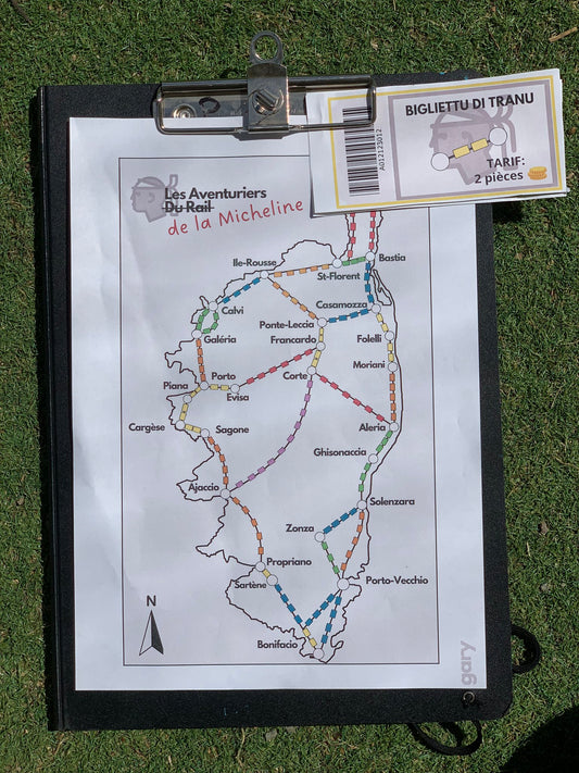 Carte de Demi-Fond pour EPS édition Corse